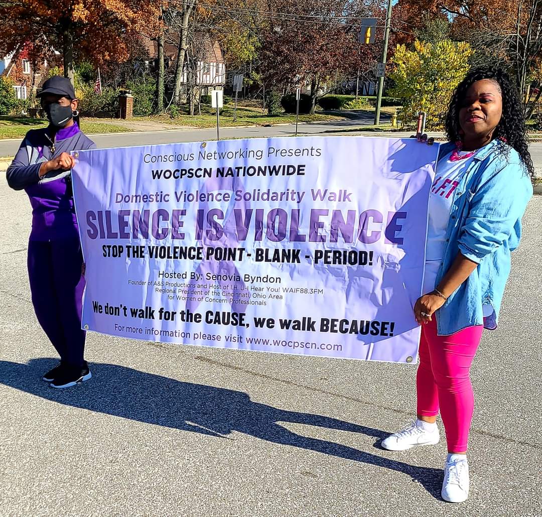 Domestic Violence Solidarity Walk, STOP THE VIOLENCE POINT BLANK PERIOD!